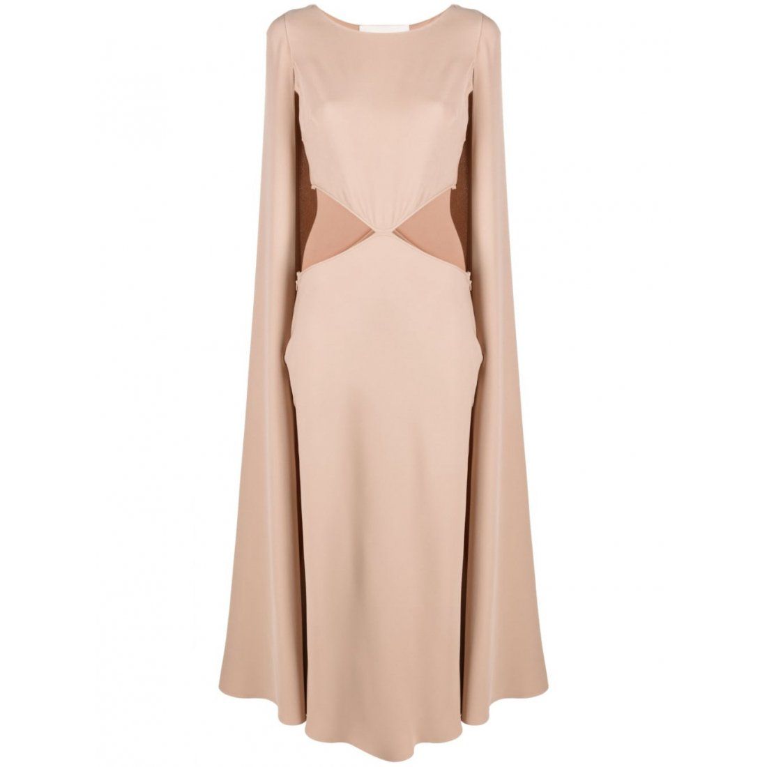 Valentino garavani - Robe Midi 'Cut Out Cape' pour Femmes