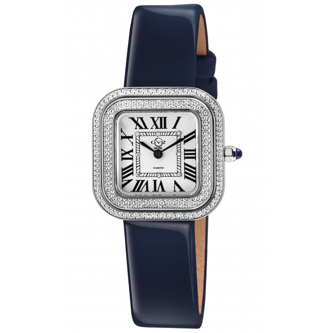 Gevril - Women's Bellagio Swiss Made Diamond, Silver-White Dial Watch