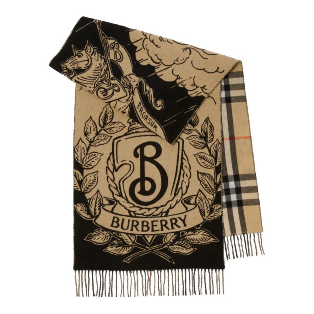 Burberry - Écharpe en cachemire  'Checked' pour Hommes