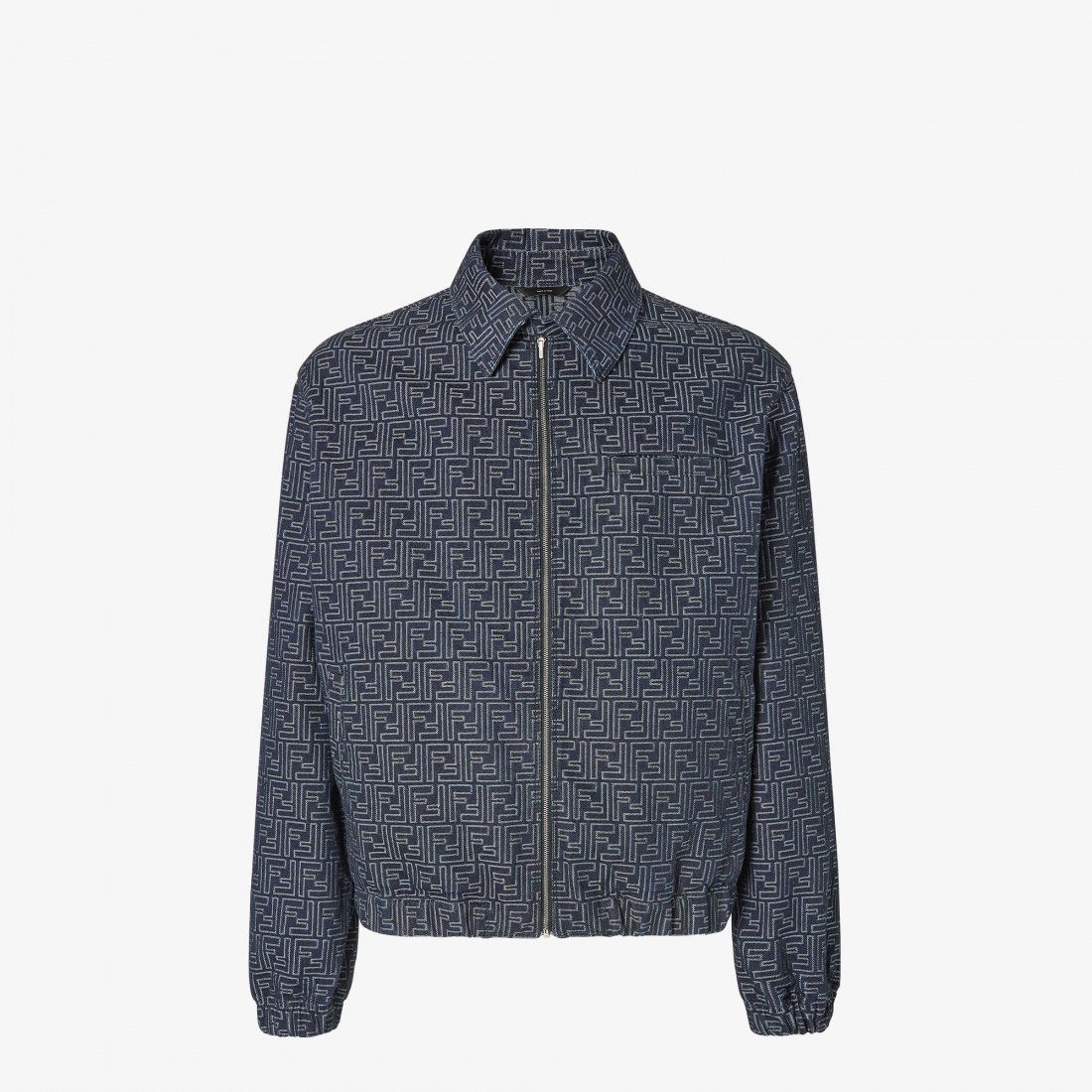 Fendi - Veste en jeans 'FF Jacquard' pour Hommes