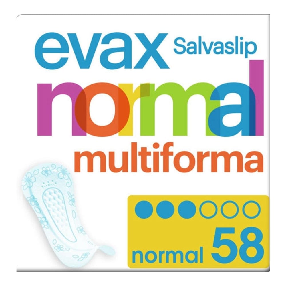 Evax - Protège-slip 'Salva-Slip Multi Shape' - Normal 58 Pièces