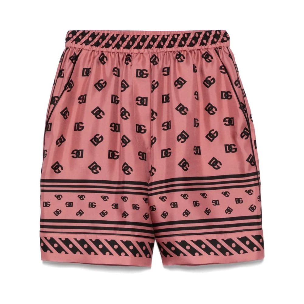 Dolce&gabbana - Short 'Logo-Print' pour Femmes