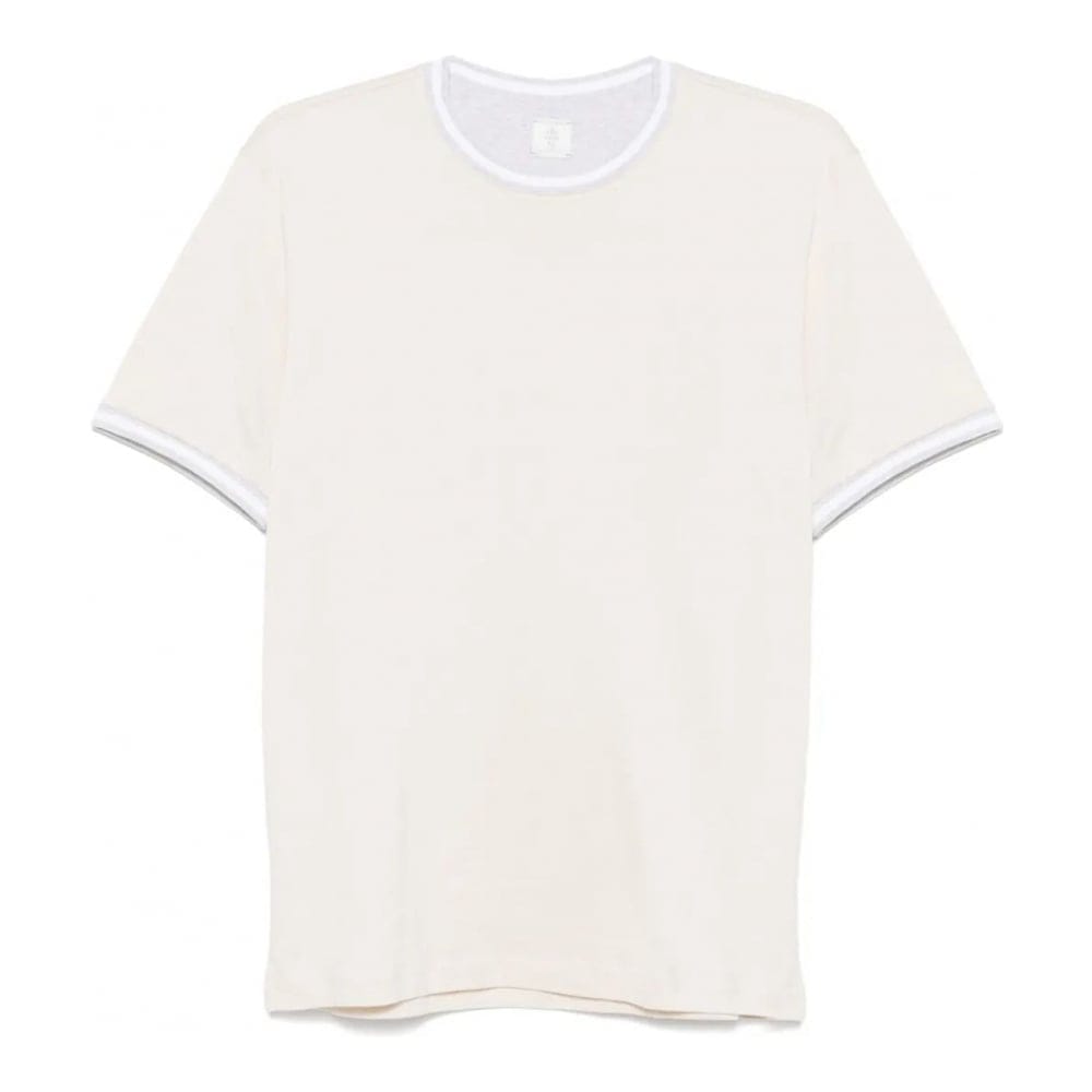 Eleventy - T-shirt 'Stripe-Detailed' pour Hommes