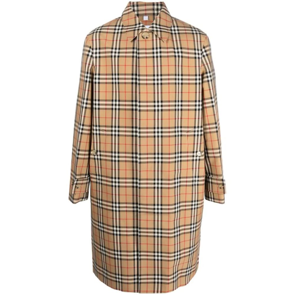 Burberry - Trench 'Check-Pattern' pour Hommes