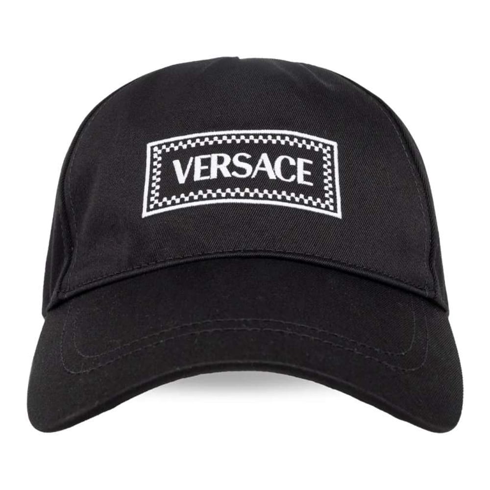 Versace - Casquette 'Logo-Embroidered' pour Hommes