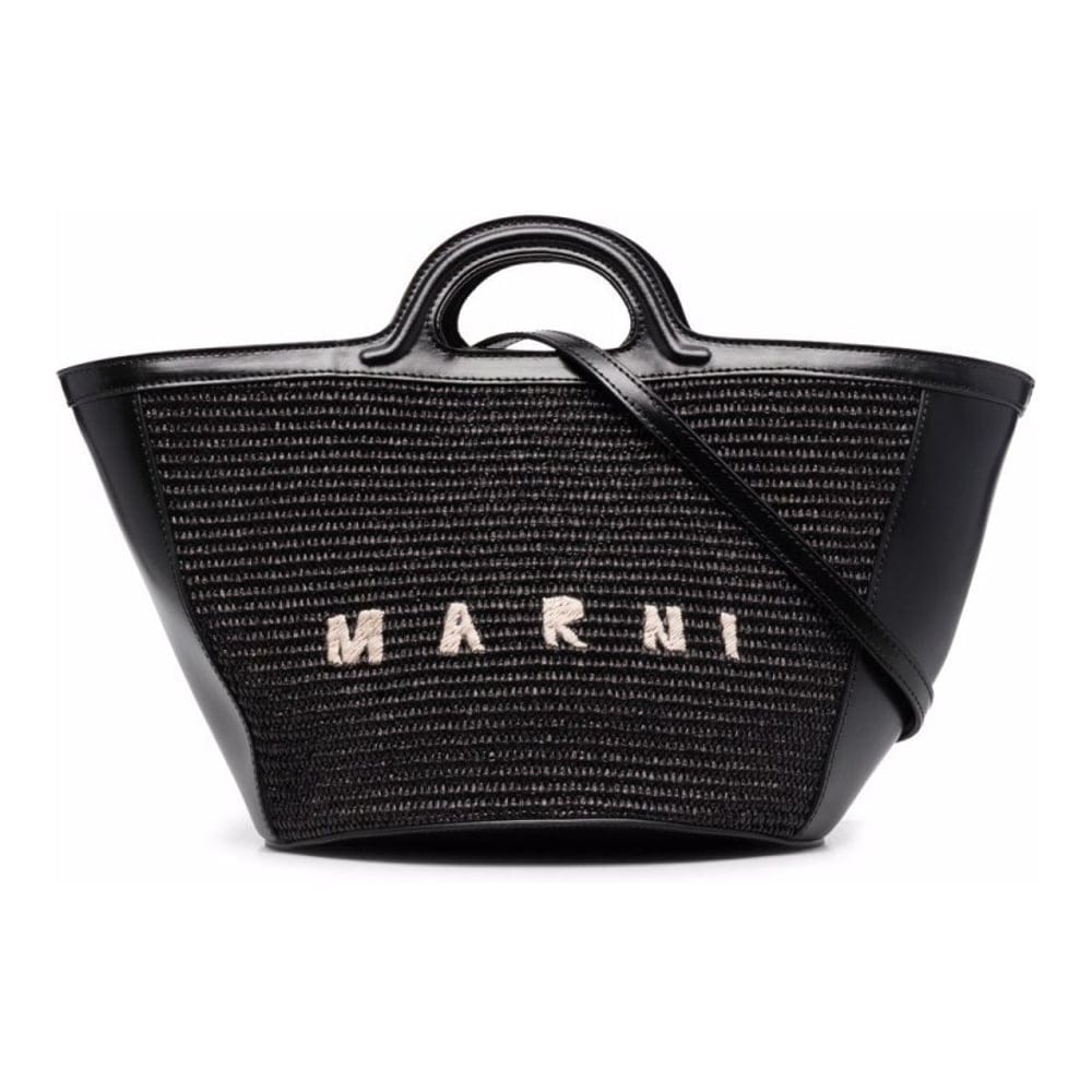 Marni - Sac Cabas 'Tropicalia Logo-Embroidered' pour Femmes