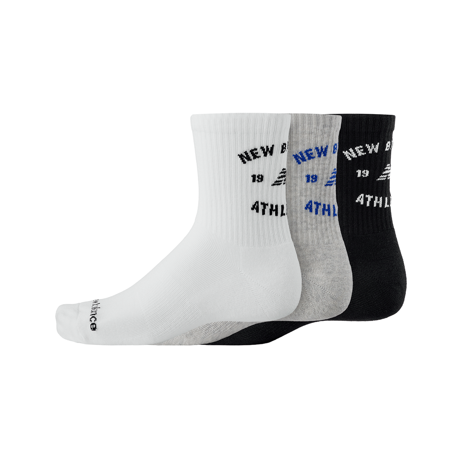 New balance Graphics QTR Crew Socks 3 Pack-S S