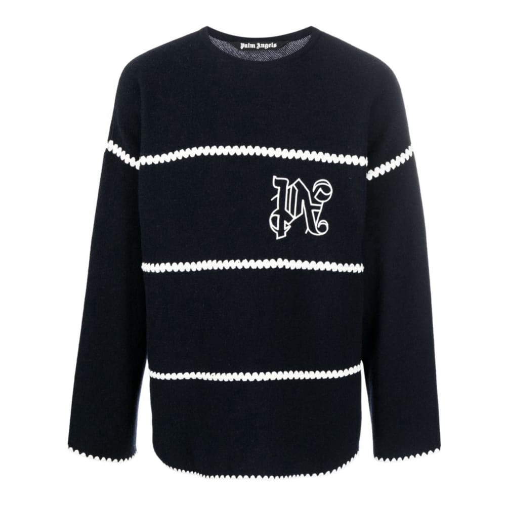 Palm Angels - Pull 'Embroidered Monogram' pour Hommes