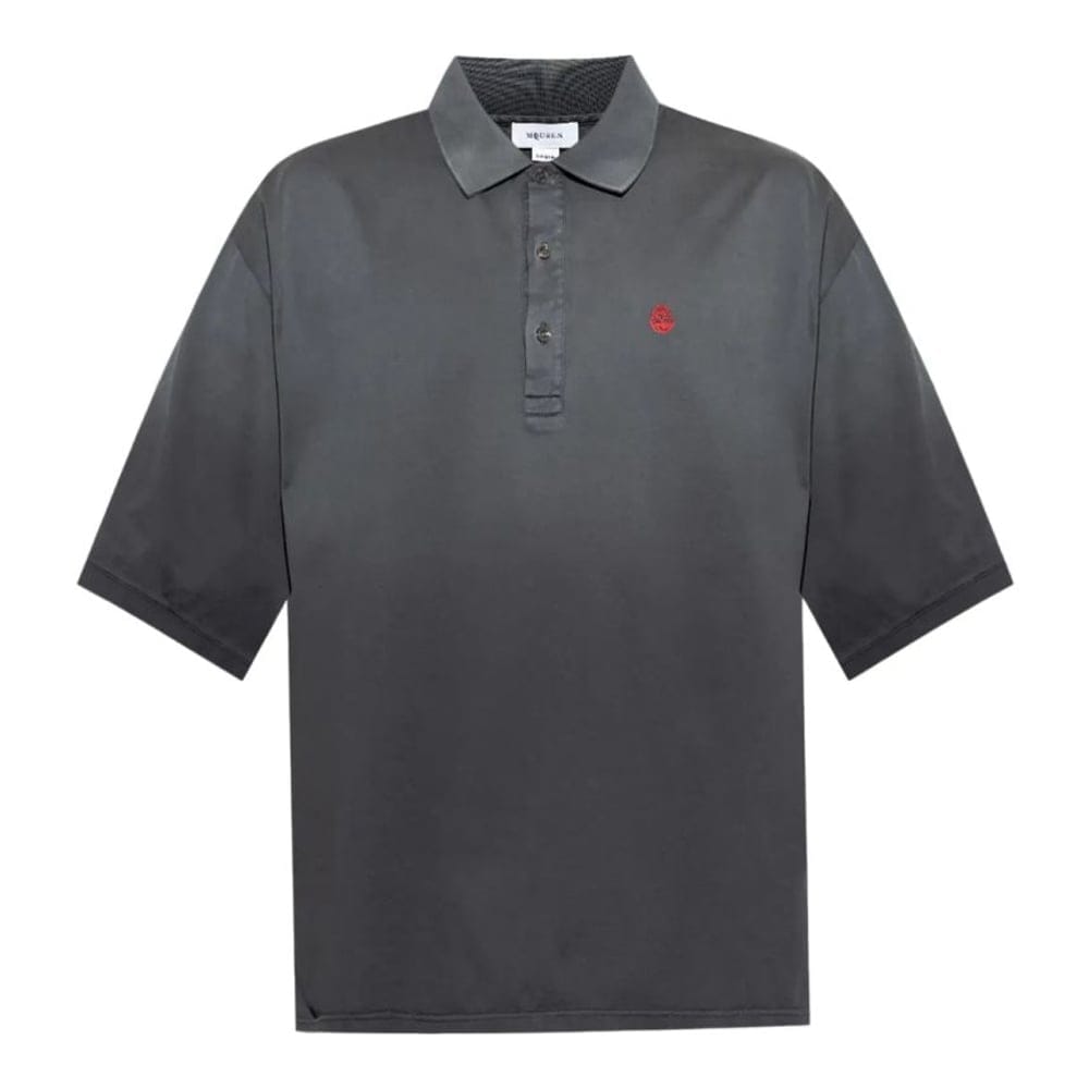 Alexander mcqueen - Polo 'Skull-Embroidered' pour Hommes