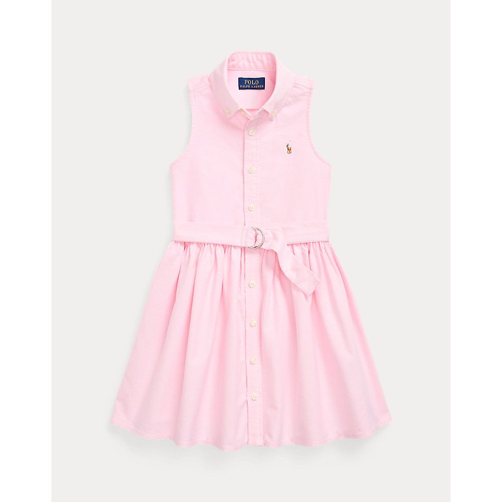 Ralph lauren kids - Robe chemise 'Belted Oxford' pour Bambins & petites filles