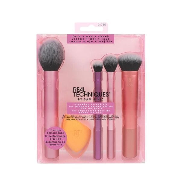 Real techniques - Set de pinceaux de maquillage 'Must Haves' - 5 Pièces