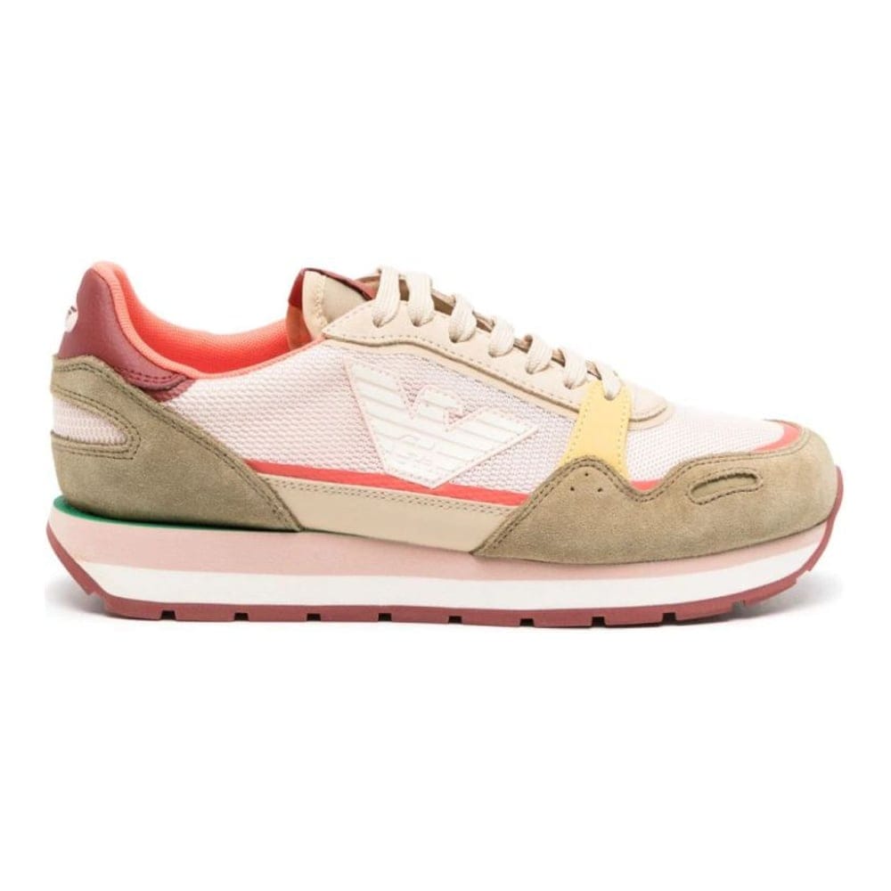 Emporio armani - Sneakers 'Logo-Appliqué' pour Femmes