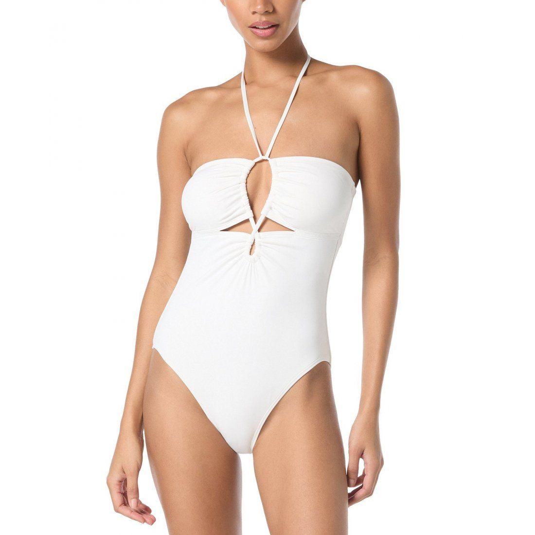 Michael kors - Maillot de bain 'Laced Keyhole Halter' pour Femmes