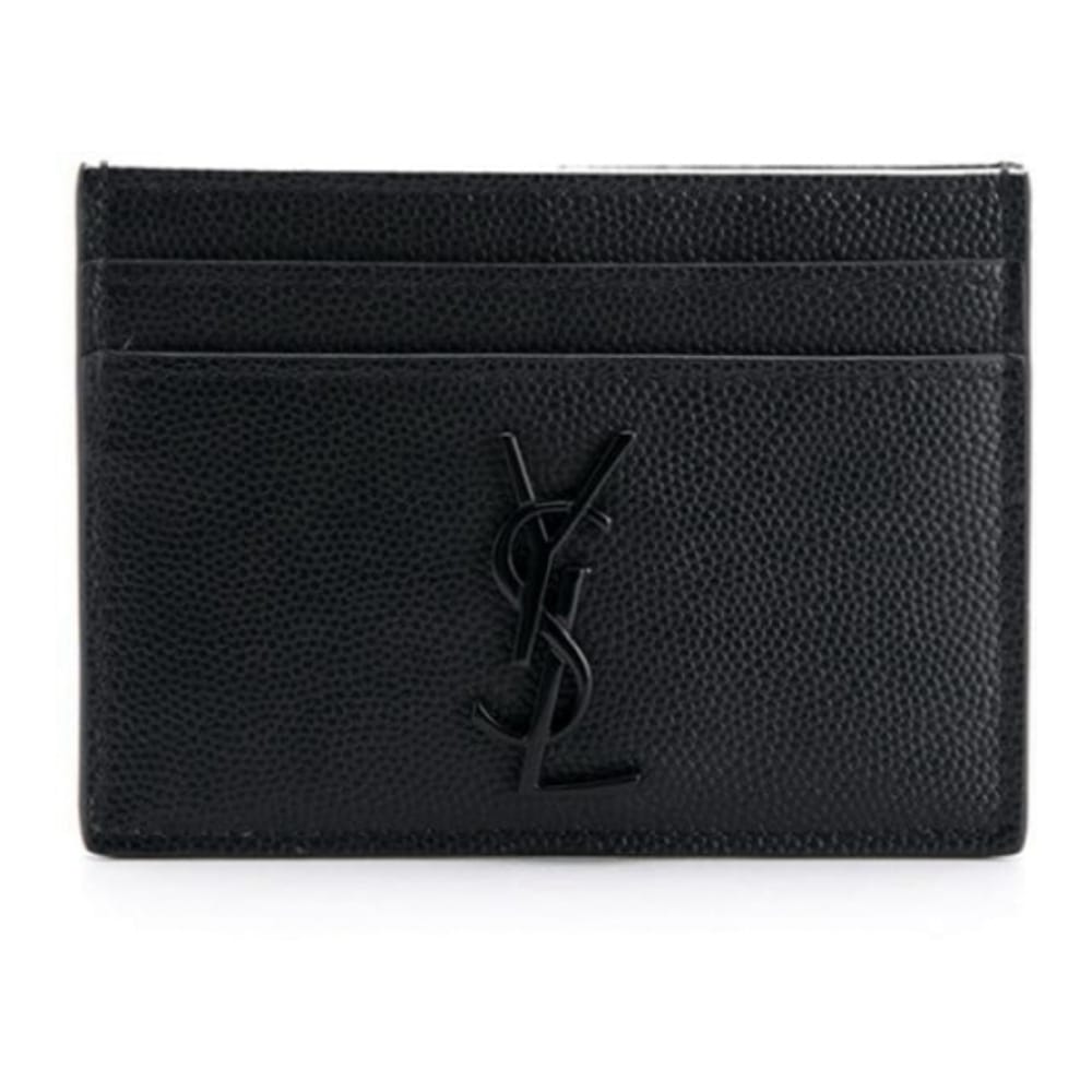 Saint laurent - Porte-carte 'Logo Plaque' pour Hommes
