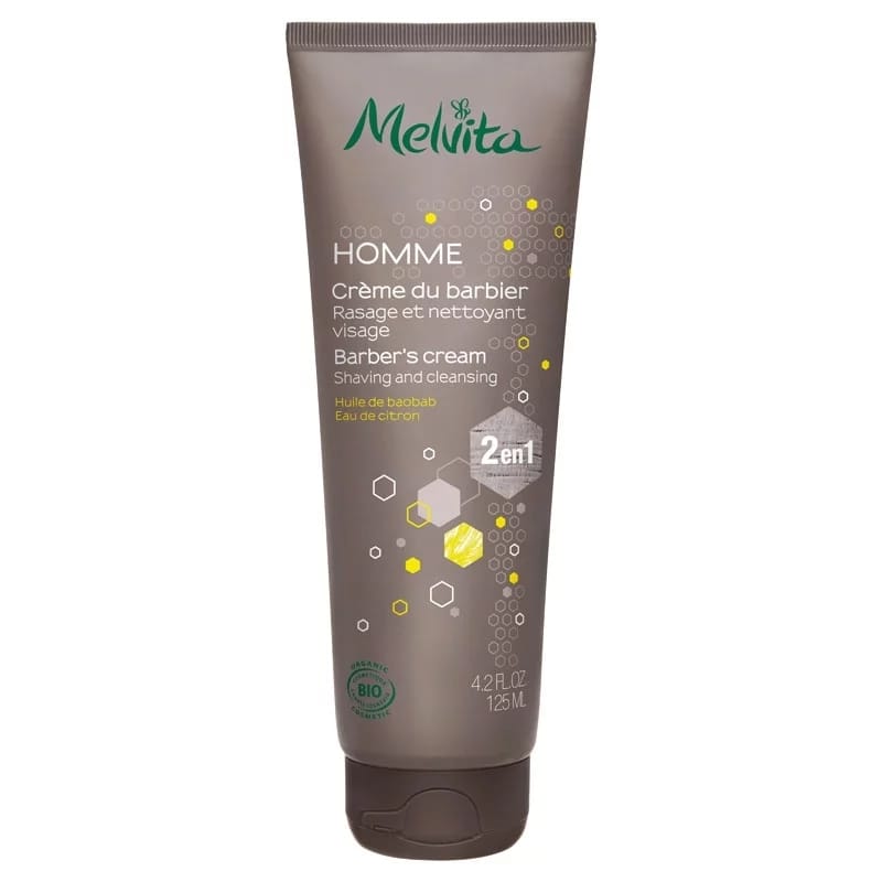 Melvita - Crème de rasage 'Homme 2 en 1' - 125 ml
