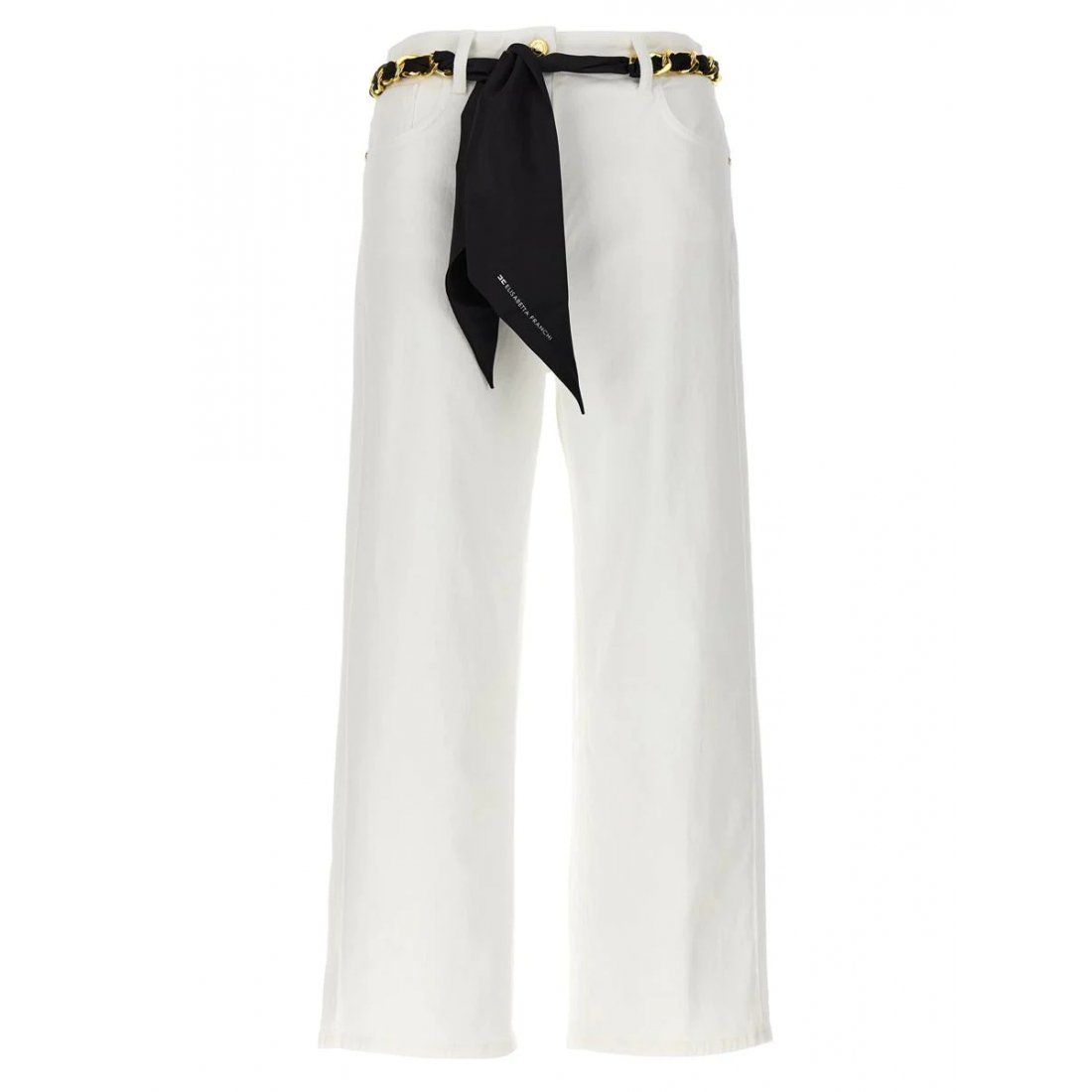 Elisabetta franchi - Jeans 'Palazzo Scarf' pour Femmes