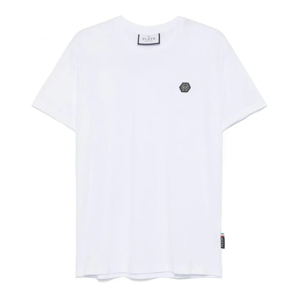 Philipp plein - T-shirt 'Logo-Patch' pour Hommes