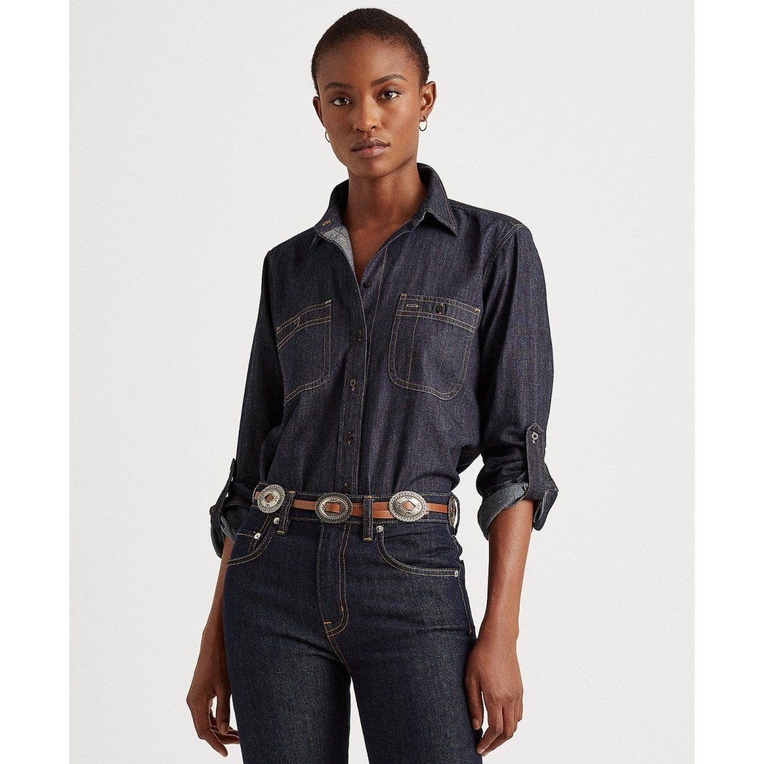Lauren ralph lauren - 'Denim Shirt' pour Femmes