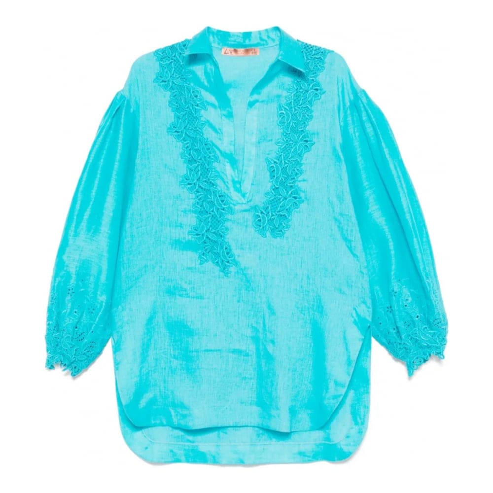 Ermanno scervino - Blouse à manches longues 'Embroidered' pour Femmes
