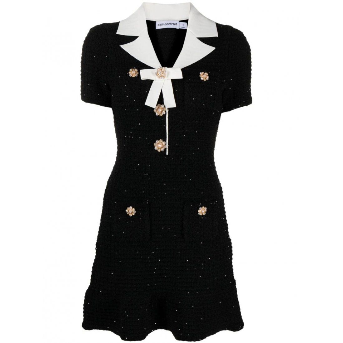 Self-portrait - Robe mini 'Bow' pour Femmes