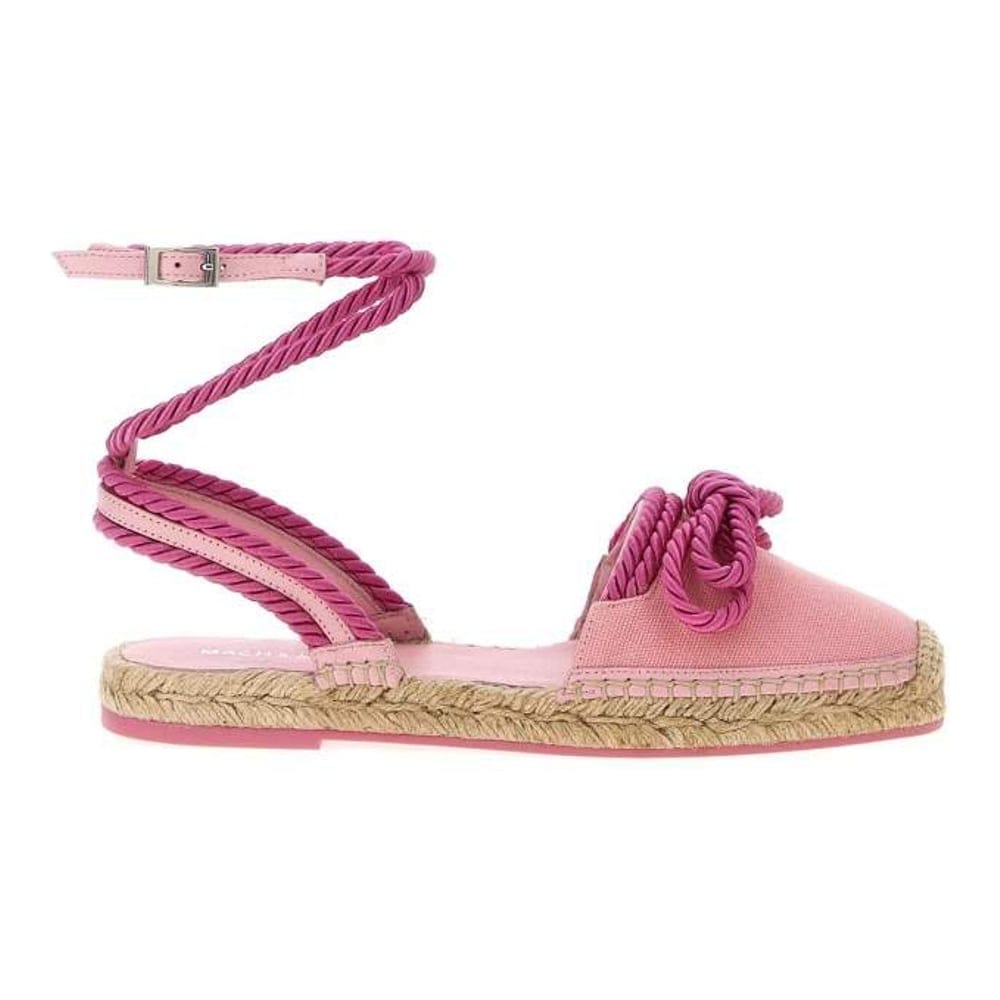 Mach & mach - Espadrilles 'Double Bow Pink Riviera' pour Femmes