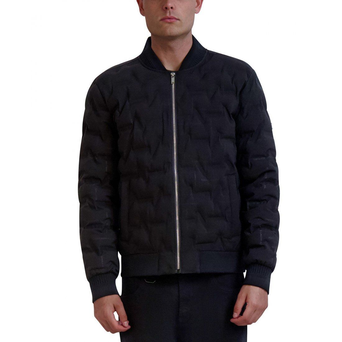 Karl lagerfeld - Blouson bomber 'Heat-Sealed Quilted' pour Hommes