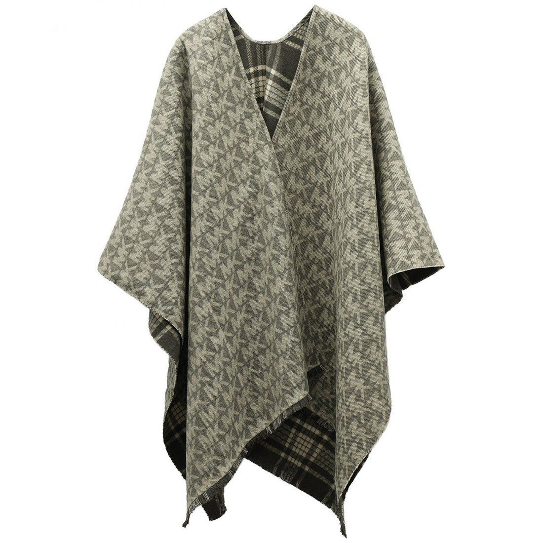 Michael kors - Ruana 'Plaid Reversible' pour Femmes