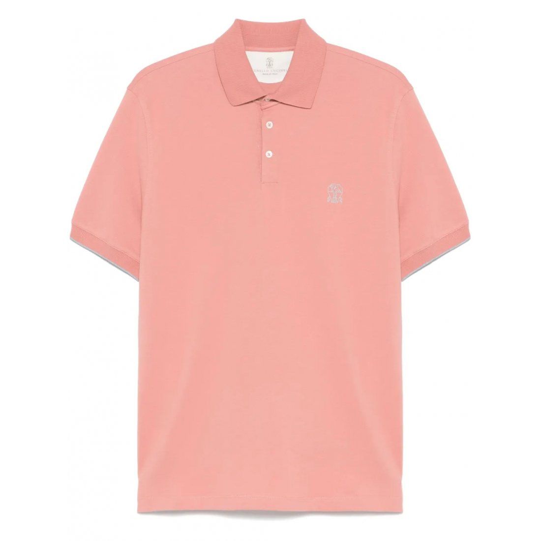 Brunello cucinelli - Polo 'Logo-Print' pour Hommes