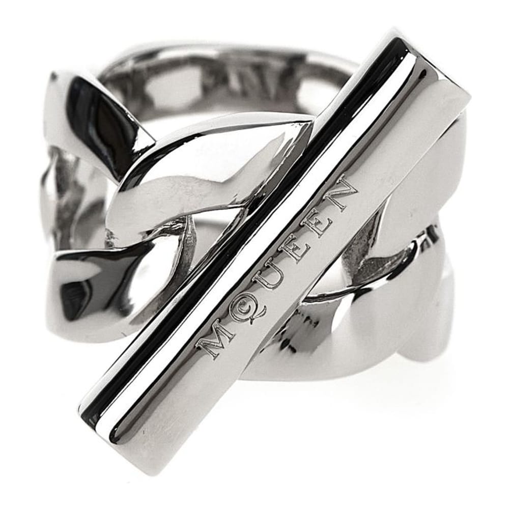 Alexander mcqueen - Bague 'T' pour Hommes