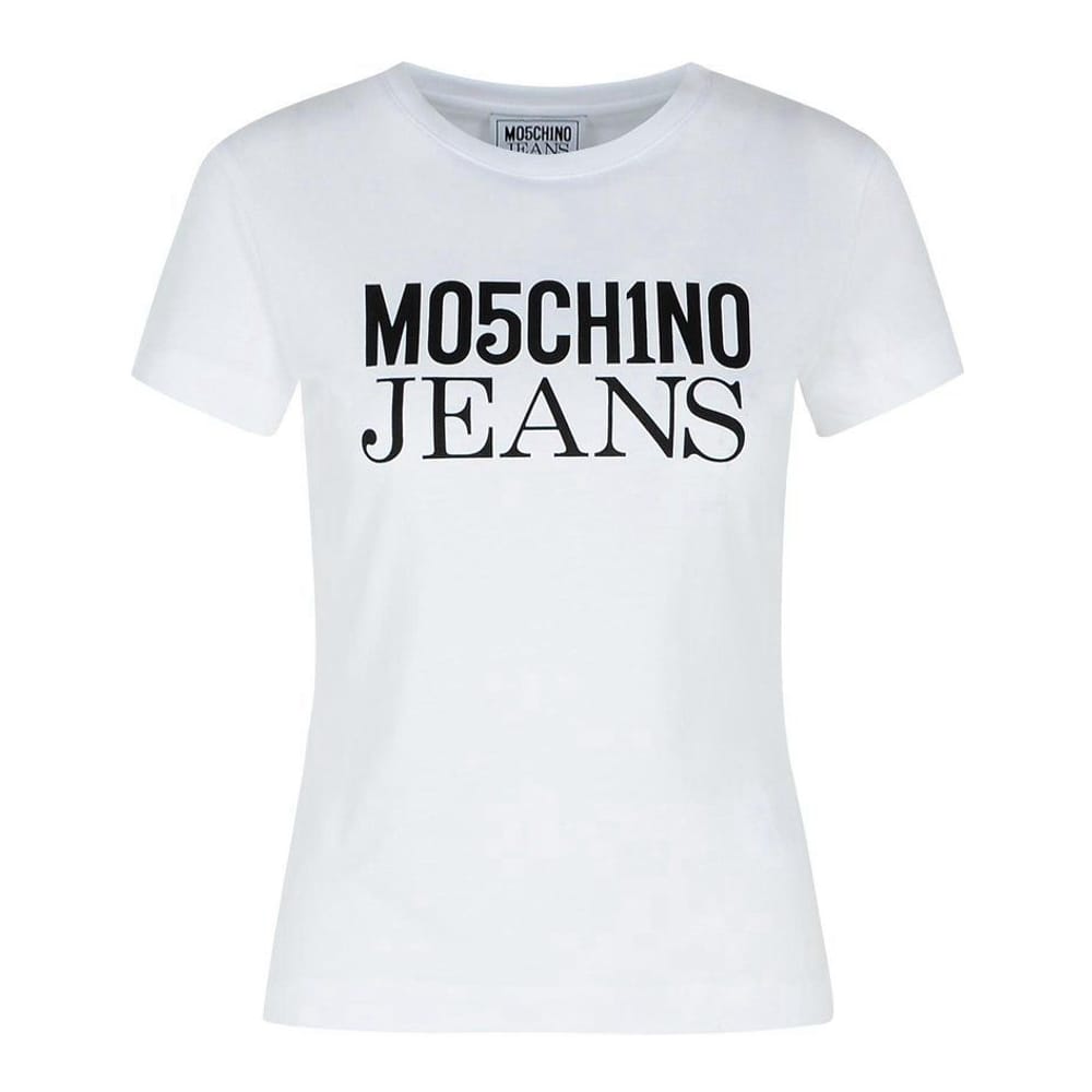 Moschino - T-shirt 'Logo Printed Crewneck' pour Femmes