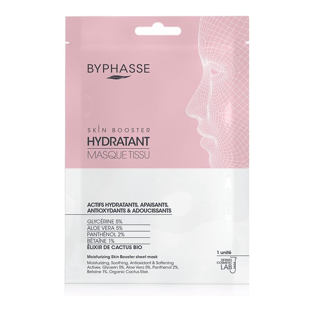 Byphasse - Masque visage en tissu 'Moisturising Skin Booster'