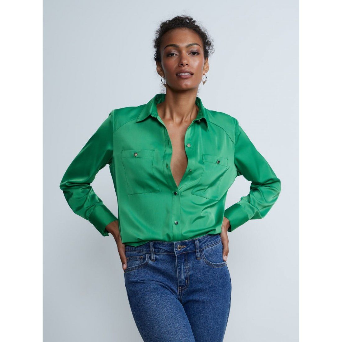 New York & Company - Chemise 'Double Pocket' pour Femmes