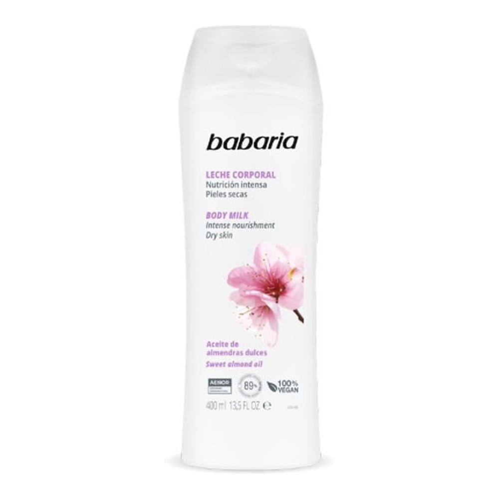 Babaria - Lait Corporel 'Sweet Almond Oil Intense Nourishment' - Peau sèche, 400 ml