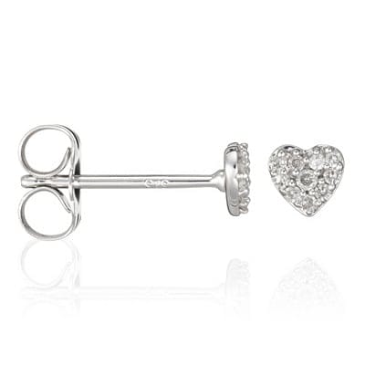 Comptoir du diamant - Boucles d'oreilles 'Coeurs Diamond' pour Femmes