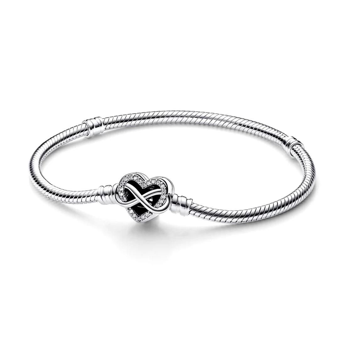 Pandora - Bracelet 'Sparkling Infinity Heart' pour Femmes