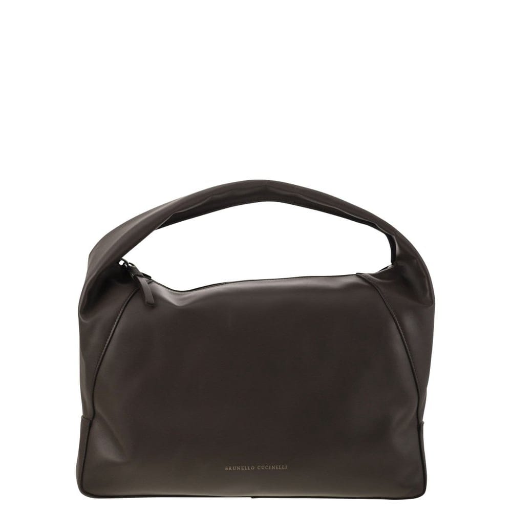 Brunello cucinelli - Sac Cabas 'Logo-Printed Zipped' pour Femmes