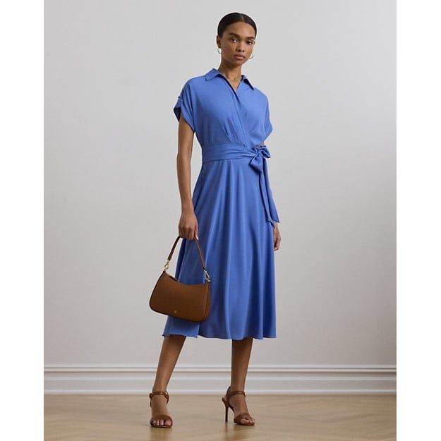 Lauren ralph lauren - "'Belted Crepe Dress' pour Femmes"