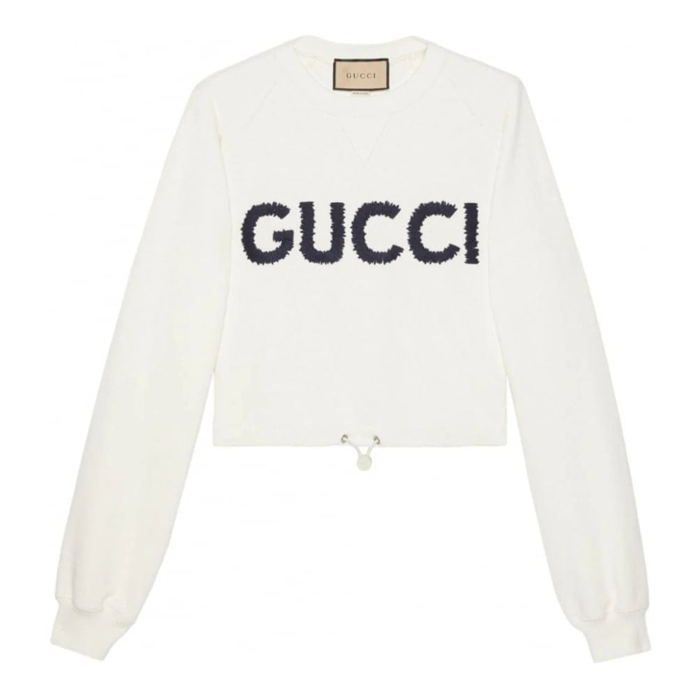 Gucci - Sweatshirt 'Logo-Embroidered' pour Femmes