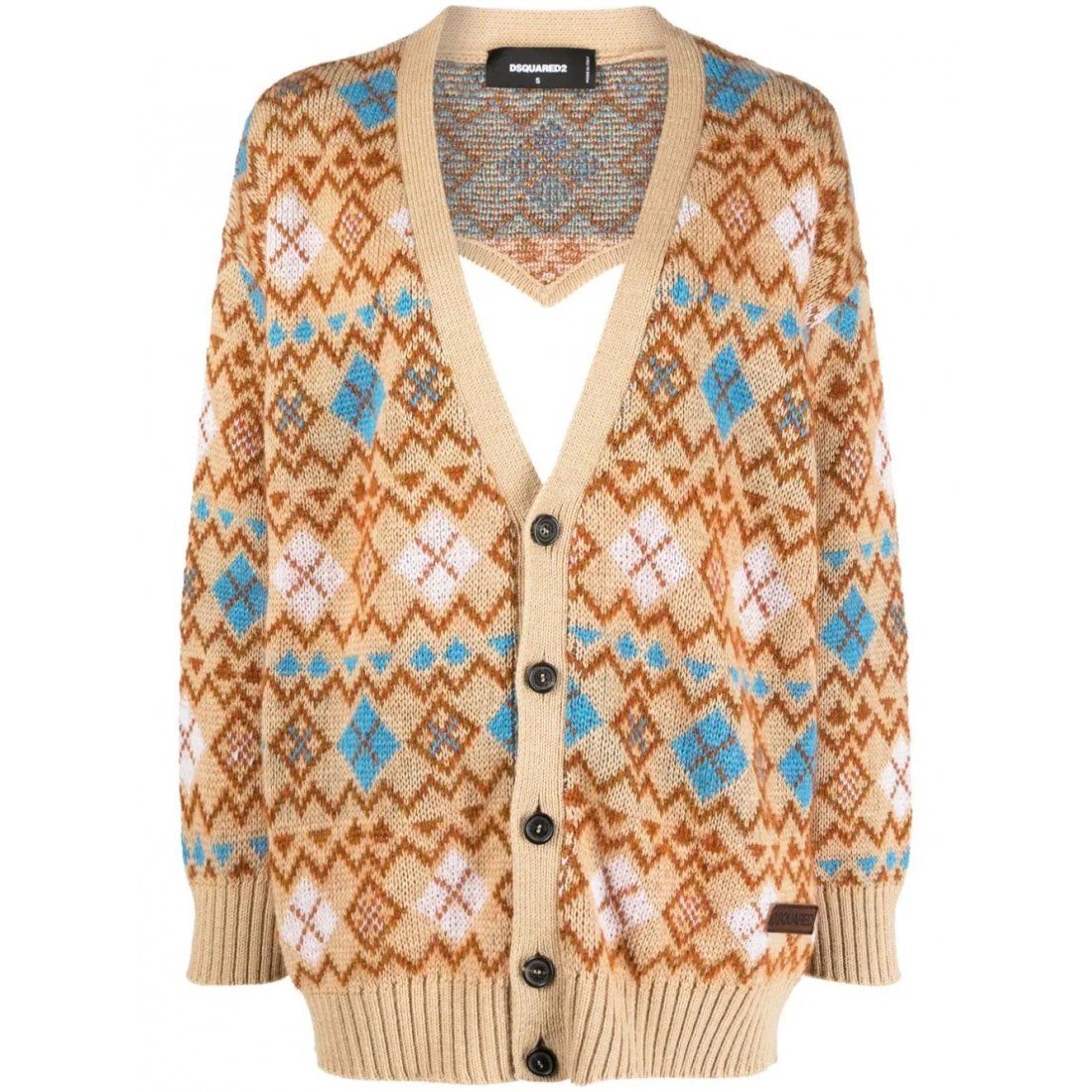 Dsquared2 - Cardigan 'Geometric' pour Femmes