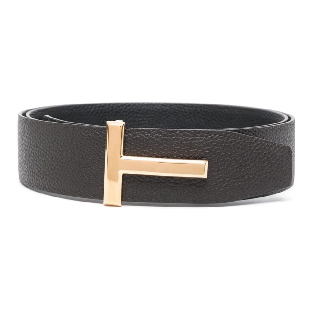 Tom Ford - Ceinture 'T Buckle Reversible' pour Hommes