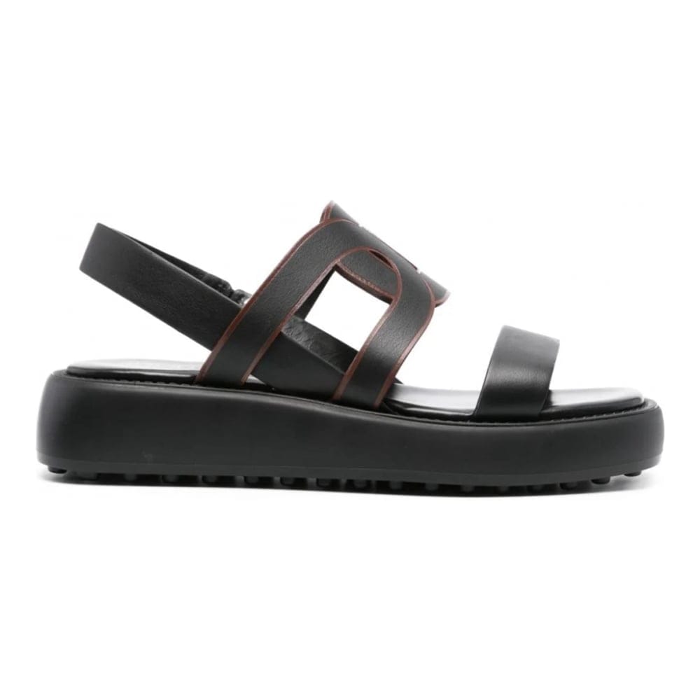 Tod's - Sandales à semelle plateforme 'Cut-Out Chain' pour Femmes