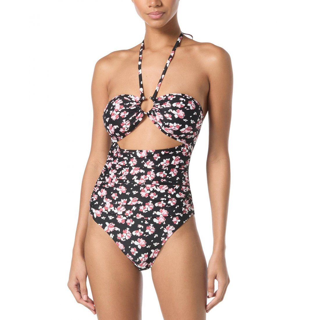 Michael kors - Maillot de bain 'Printed Bandeau Cut Out' pour Femmes