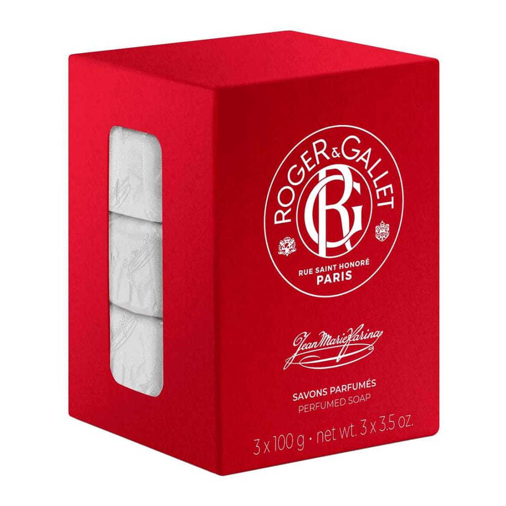 Roger&Gallet - Savon parfumé 'Jean Marie Farina' - 100 g, 3 Pièces