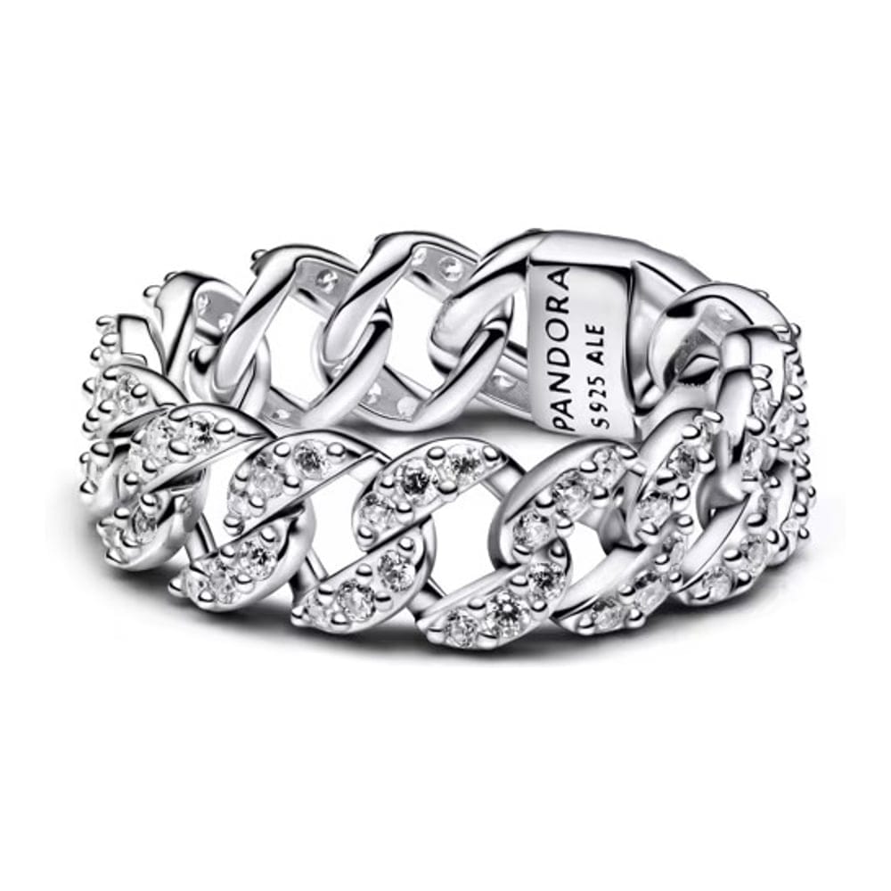 Pandora - Bague 'Paved Cuban Link' pour Femmes
