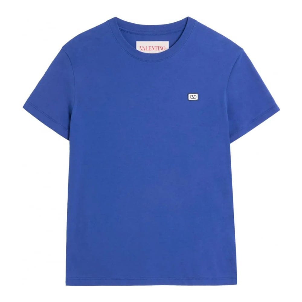 Valentino garavani - T-shirt 'VLogo-Patch' pour Hommes