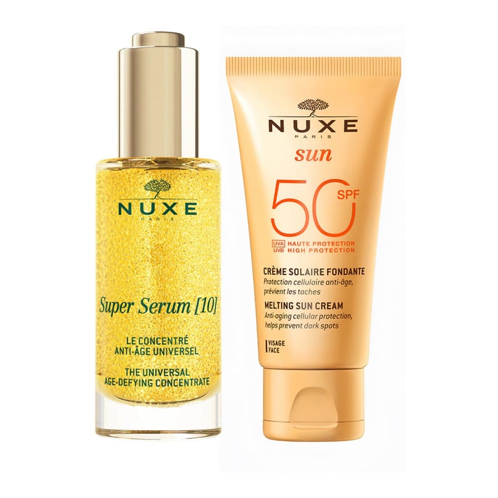 Nuxe - Duo Anti-Taches & Protection Super Serum 10 + Creme Solaire SPF50 - 2 Pièces