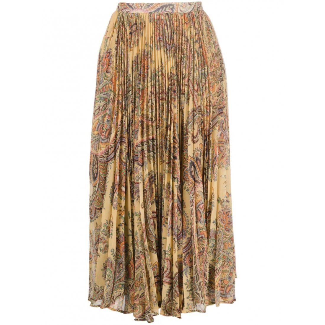 Etro - Jupe Midi 'Paisley Pleated' pour Femmes