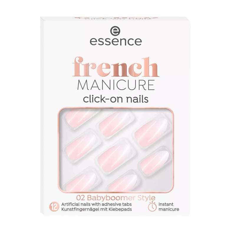 Essence - Faux Ongles 'French Manicure' - 02 Babyboomer Style 12 Pièces