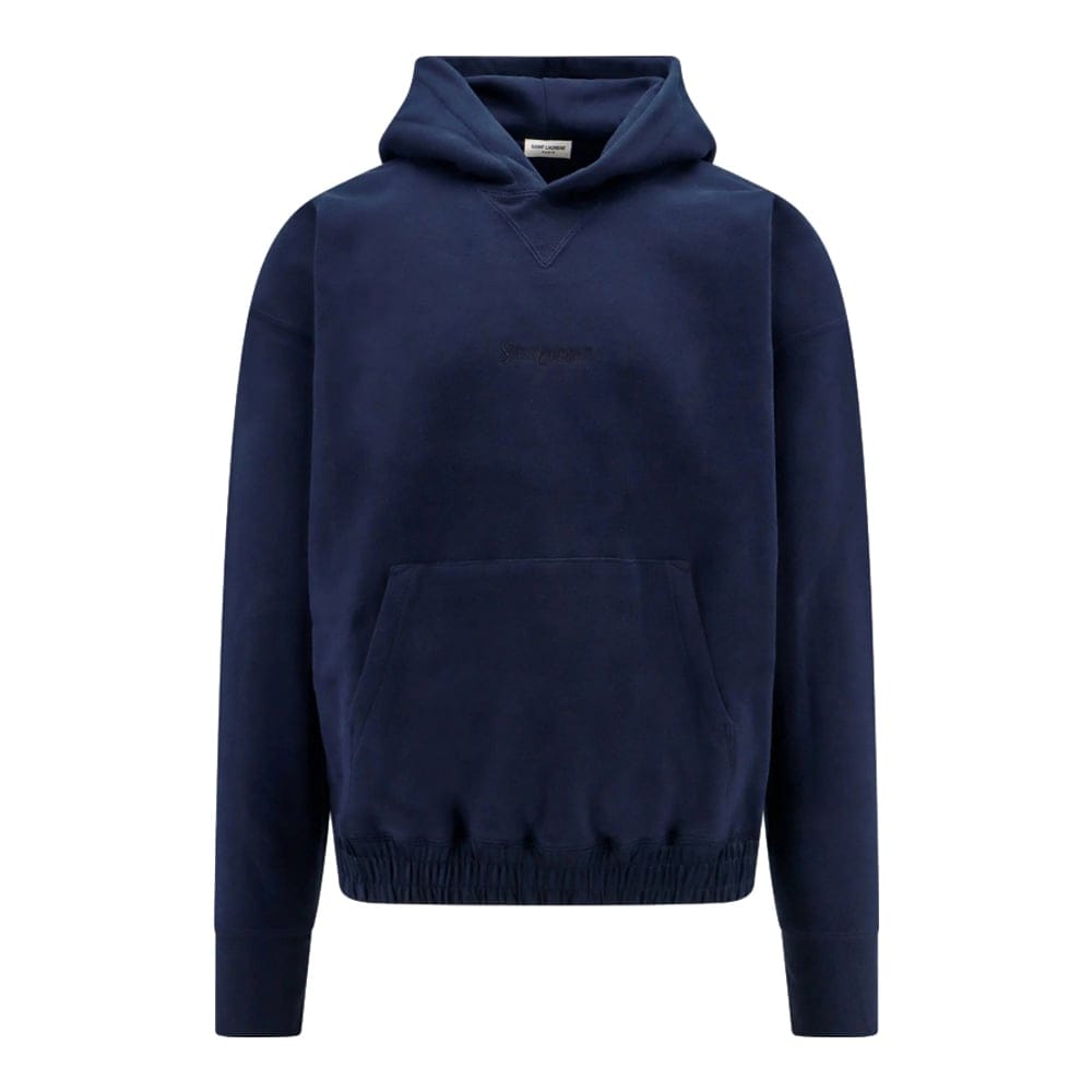 Saint Laurent - Sweatshirt à capuche  'Logo-Embroidered' pour Hommes