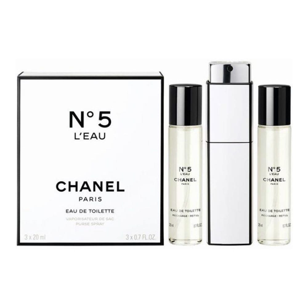 Chanel - Coffret de parfum 'N°5 L'Eau' - 20 ml, 3 Pièces